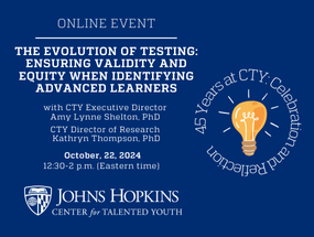 The Evolution of Testing: Ensuring Validity and Equity when Identifying Advanced Learners