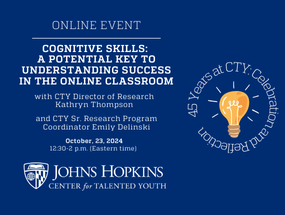 Cognitive Skills: A Potential Key to Understanding Success in the Online Classroom