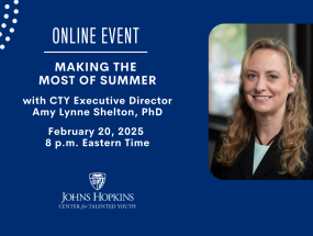 Making the Most of Summer, a CTY online event